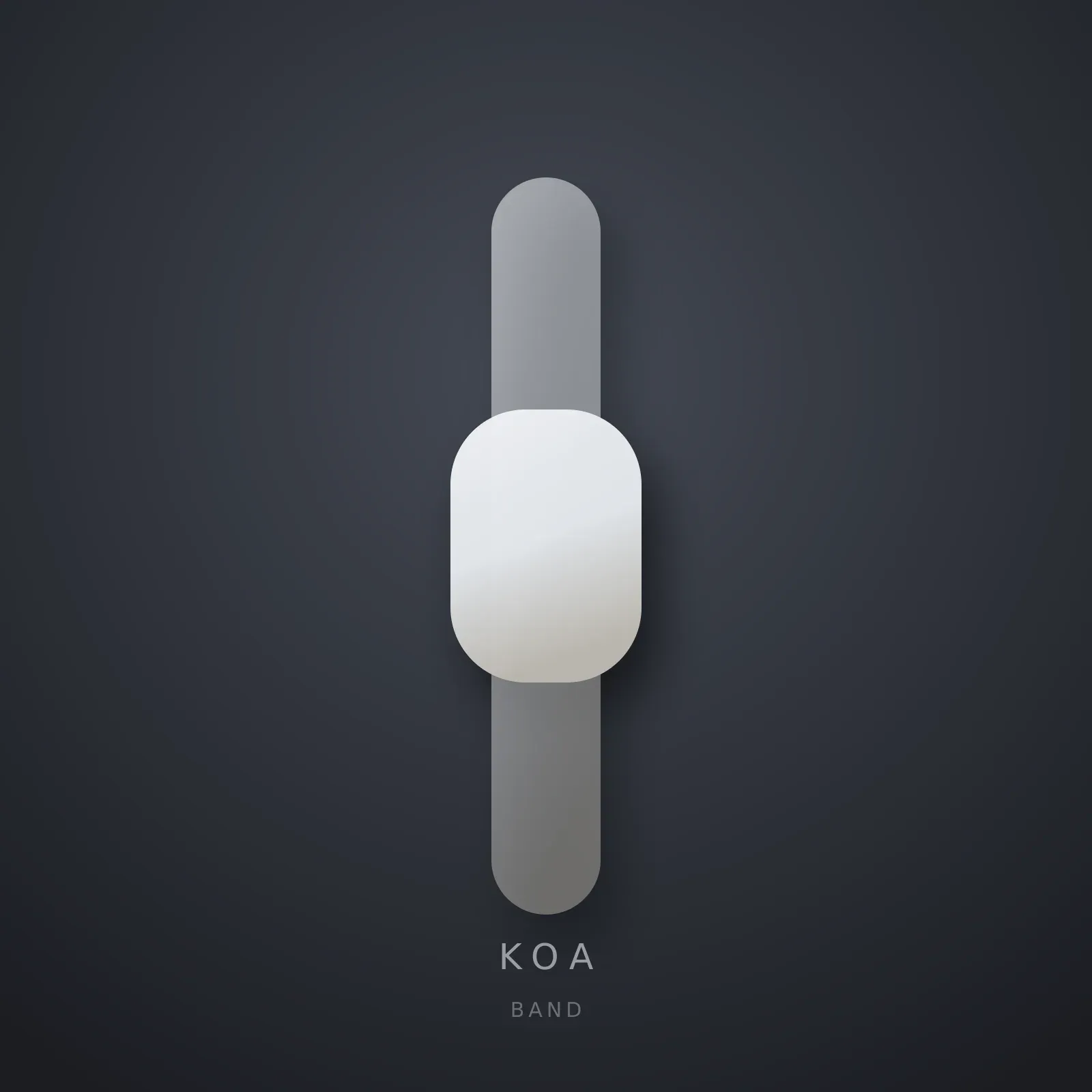 Banda KOA Band sobre fondo tinta.